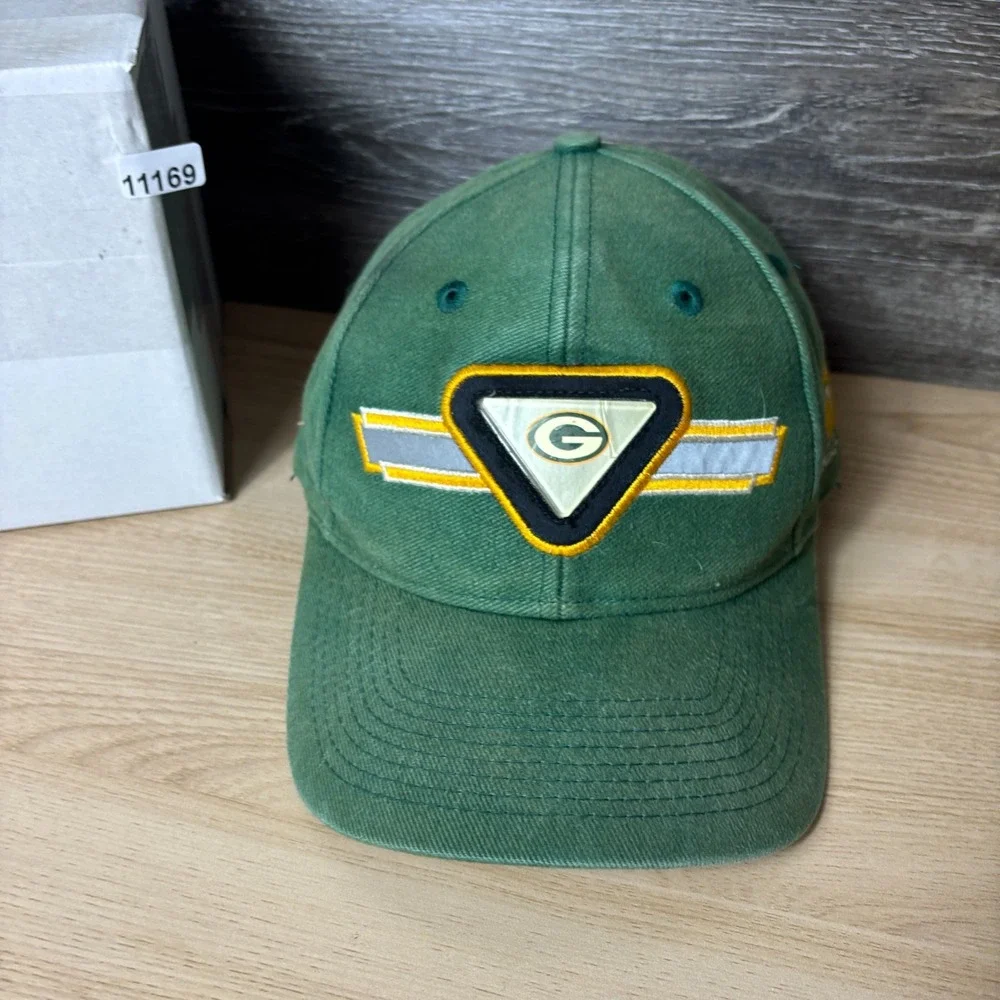 Vintage Green Bay Packers Hat Strap Back Green Sports Specialties NFL Football